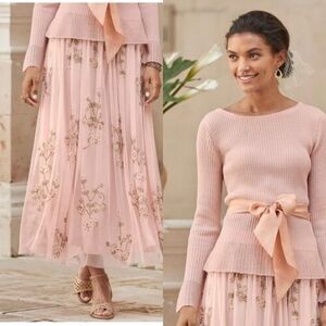 Sundance Garbo Tulle Skirt Ballet Pink Sz L NWT